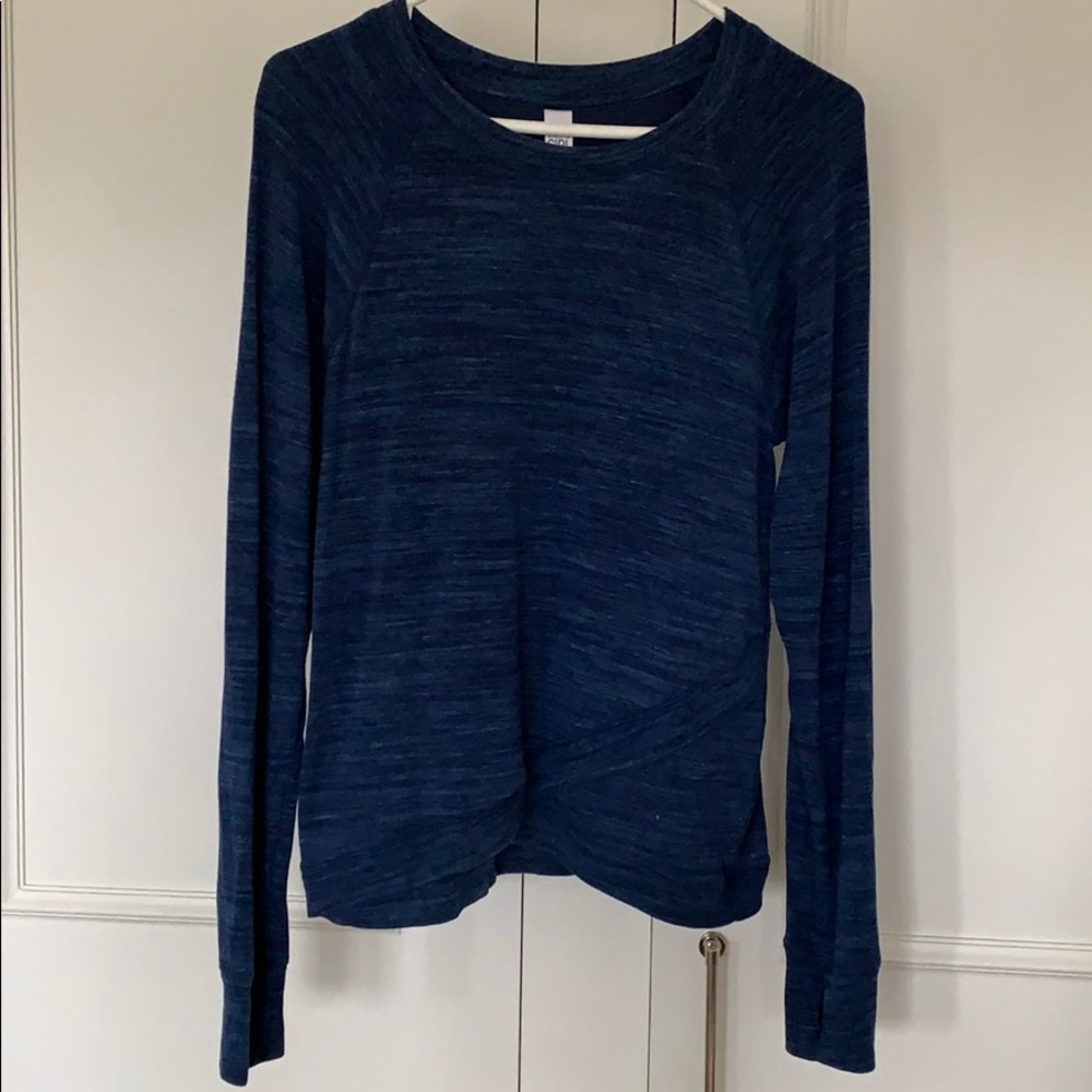 Athleta Girl Criss Cross My Heart Sweatshirt.